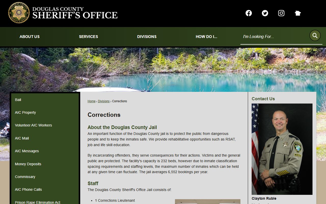 Douglas County jail roster corrections