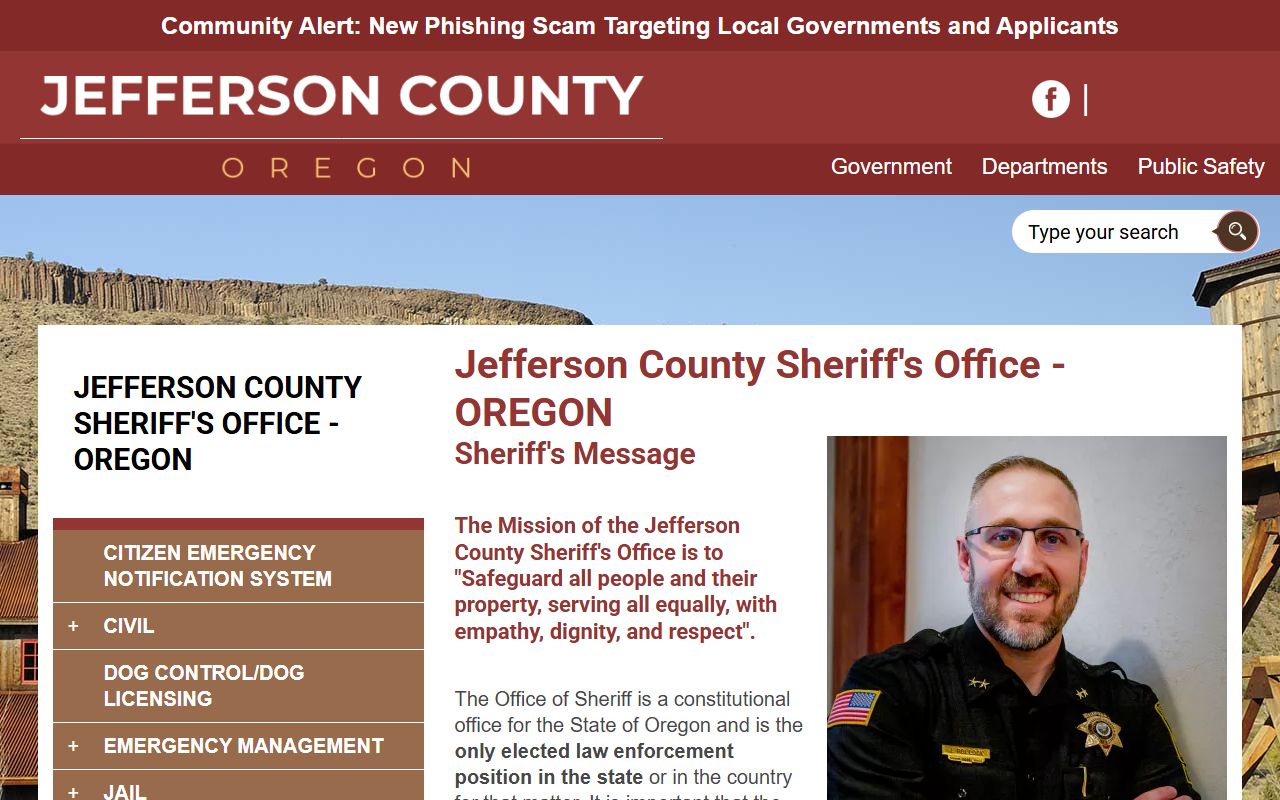 Jefferson County jail roster Sheriff's Office