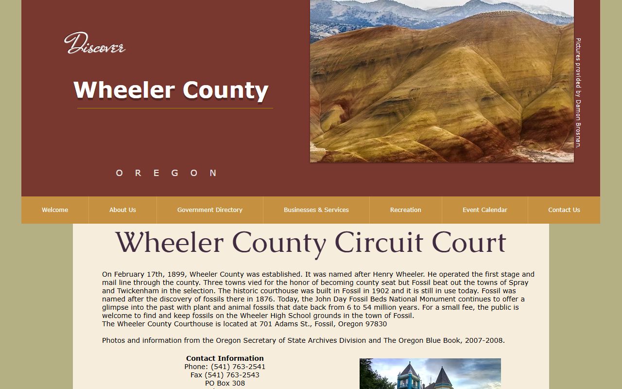 Wheeler County jail roster court information